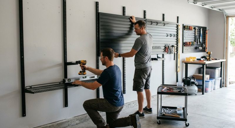 Ceiling Rack Installation in Rockville, MD