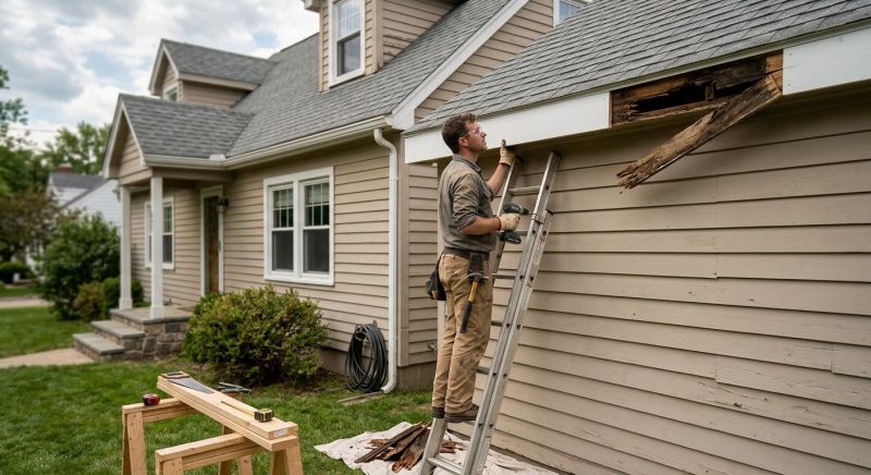Garage Fascia Repair in Conroe, TX