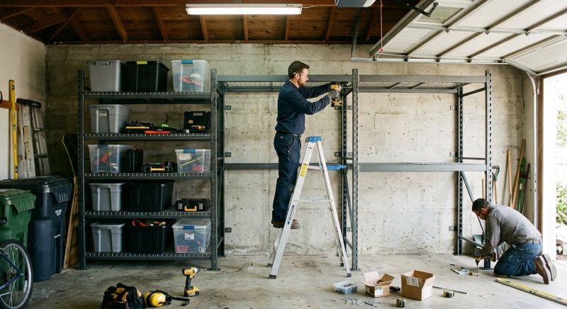 Garage Tool Rack Installation in Bethesda, MD