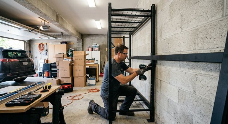 Garage Tool Rack Installation in Fairfax, VA